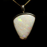 A5213 Solid Opal 9K Gold Pendant
