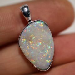 A6004 Solid Coober Pedy Opal Sterling Silver