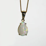 A6952 Solid Opal 9K Gold Pendant