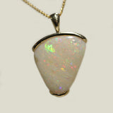 A5213 Solid Opal 9K Gold Pendant