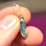 A5267 Sterling Silver Boulder Opal Earrings